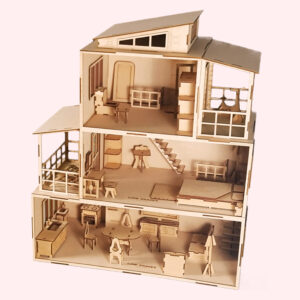 doll house miniature furniture play set toys kit accessories girls boys kids kit