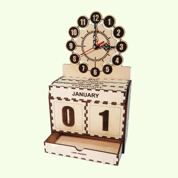 Calendar clock planner desk organizer table gift top wall corporate